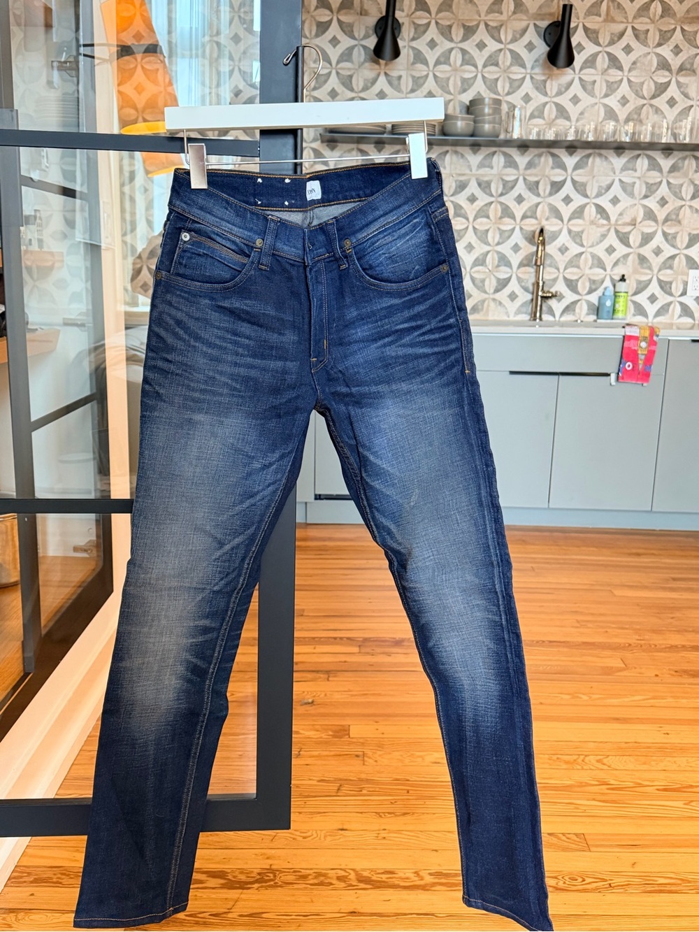 Hudson Jeans Men’s Slim Straight Dark Blue Denim